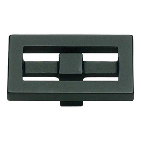 1-3/4" Nobu Rectangle Knob - Matte Black