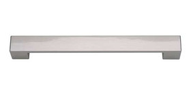 192mm CTC Wide Square Pull - Brushed Nickel