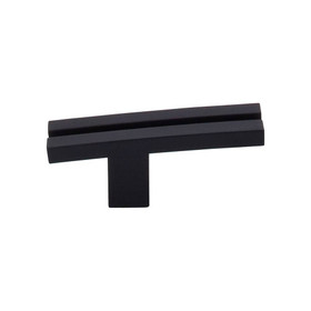 2-5/8" Sanctuary Inset Rail Knob - Flat Black