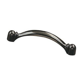 3" CTC Transitional Style Village Bowed Cabinet Pull - Black Nickel