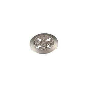 38mm Dia. Ornate Decorative Village Knob - Brushed Nickel