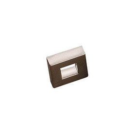 25mm Contemporary Expression Small Hollow Square Knob - Brushed Nickel