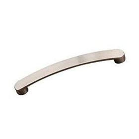 160mm CTC Modern Collection Slightly Arched Flat Bow Pull - Brushed Nickel