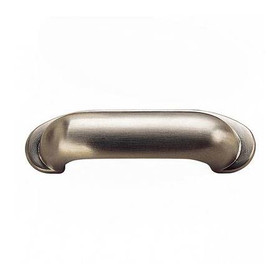64mm CTC Rounded Modern Collection Cup Pull - Brushed Nickel