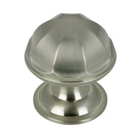 28mm Dia. Contemporary Collection Round Knob - Brushed Nickel