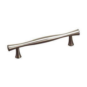 96mm CTC Modern Collection End Tapered Pull - Brushed Nickel