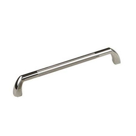 160mm CTC Modern Flat Top Arch Pull - Chrome with Brushed Nickel