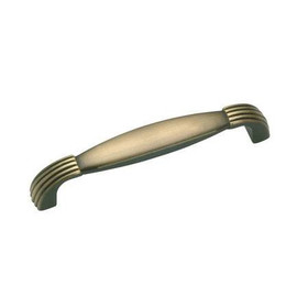 96mm CTC Urban Collection Ridged End Pull - Burnished Brass