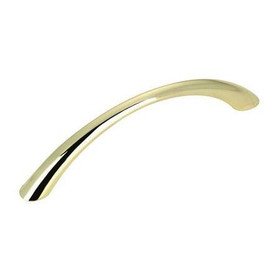 96mm CTC Urban Collection Tapered Arch Pull - Brass