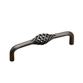 115mm CTC Forged Iron Birdcage Pull - Natural Iron