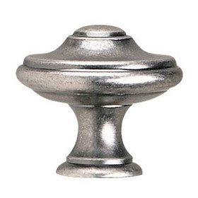 30mm Dia. Classic Provencale Inspiration Collection Round Knob - Burnished Brass