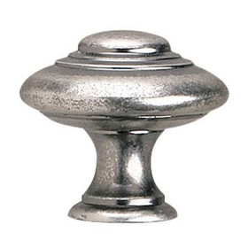 30mm Dia. Provencale Inspiration Collection Round Knob - Oxidized Brass