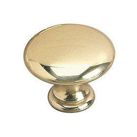 30mm Dia. Classic Povera Inspiration Collection Round Knob - Brass