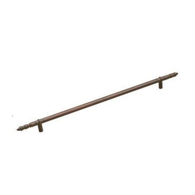 384mm CTC Inspiration Styles Pointed End Appliance Pull - Rust