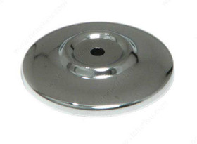 52mm Dia. Classic Round Knob Backplate - Chrome