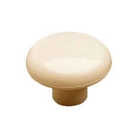 38mm Dia. Eclectic Expression Plastic Round Knob - Ivory