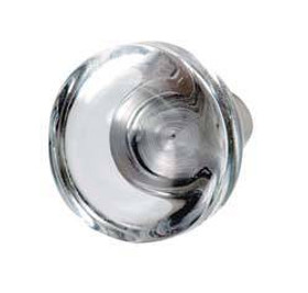 40mm Dia. Headers Knob - Glass & Metal