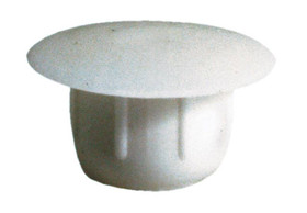 Cover Cap, plastic, white, 13mm diameter, 8mm post length