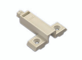 Salice DP84SNBR Push Latch Adapter, without lip, plastic, white