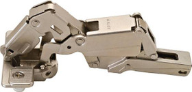 Salice C2RFA99 Hinge, steel, nickel-plated, 165degree, full overlay, self closing, with dowel, Mod 17