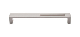 7" CTC Modern Metro Slot Pull - Brushed Satin Nickel