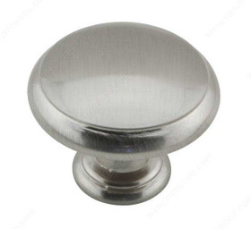 30mm Dia. Transitional Expression Round Knob - Brushed Nickel