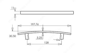 128mm CTC Transitional Expression Bench Pull - Nickel