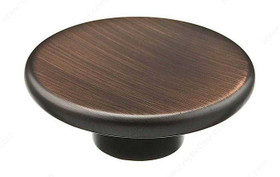 57mm Dia. Contemporary Expression Concave Round Knob - Oil Rubbed Bronze