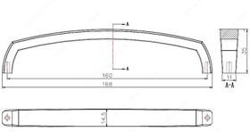 160mm CTC Transitional Signal Pull - Nickel