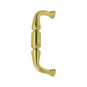 6" CTC Door Pull - Polished Brass