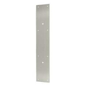 20" Push Plate for 10" Door Pull - Brushed Nickel