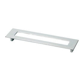 192mm CTC Large Rectangular Pull With Hole - Chrome