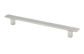 160mm CTC Thin Rectangular Pull - Satin Nickel