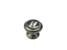 30mm Dia. Classic Expression Round Bubble Ring Knob - Brushed Nickel