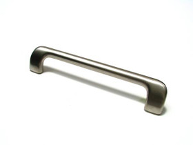 160mm CTC Inspiration Art Deco Bent Pull - Brushed Nickel
