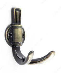 76mm Transitional Double Hook - Antique English