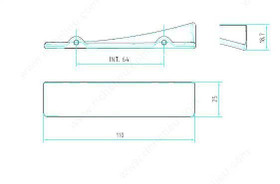 64mm CTC Flat Pull - Graphite