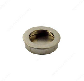 60mm CTC Expression Style Recessed Circle Pull - Brushed Nickel