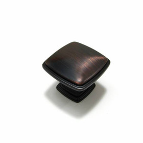 31mm Square Transitional Expression Knob - Oil Rubbed Bronze