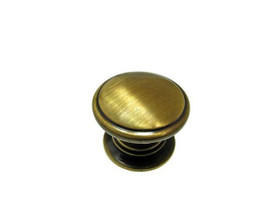 32mm Dia. Classic Expression Flat Round Edged Knob - Antique English