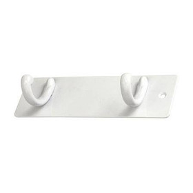 45mm Urban Style Simple Double Hook Rack - White