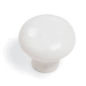 1-1/4" Dia. Celebration Knob - White