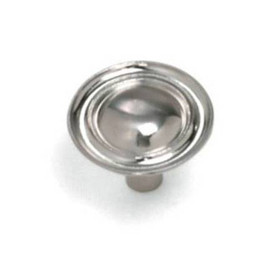 1-1/4" Dia. Round Georgetown Knob - Satin Chrome