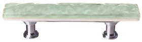 5" Glacier Spruce Green Skinny Pull - Oil Rubbed Bronze