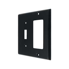 Transitional Switch / Rocker Switch Plate - Paint Black