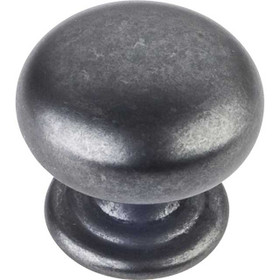 1-1/4" Dia. Florence Round Knob - Gun Metal