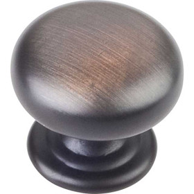 1-1/4" Dia. Florence Round Knob - Brushed Oil Rubbed Bronze