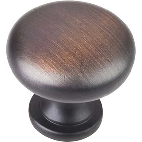 1-3/16" Dia. Round Madison Knob - Brushed Oil Rubbed Bronze