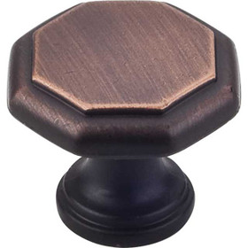 1-3/16" Drake Flat Top Knob - Brushed Oil Rubbed Bronze