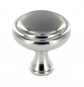 32mm Dia. Classic Round Raised Ring Knob - Nickel